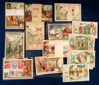 Trade cards, Liebig, a collection of ten Italian edition sets, Famous Women of Ancient Times S514,