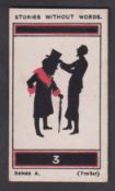 Cigarette card, Robert's, Stories Without Words, Series A, type card, no 3 (gd) (1)