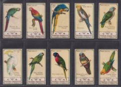 Cigarette cards, CWS Parrot Series (set 25 cards) (3 or 4 slightly grubby, gen fair/gd)