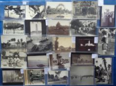 Postcards/Photographs, an interesting selection of RP cards and mixed size photographs of