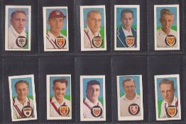 Trade cards, Clevedon Confectionery, Famous Cricketers (Coloured) (24/25, missing number 24) plus