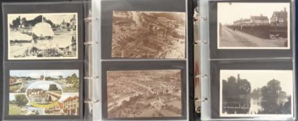 Postcards, Oxfordshire/Berkshire, a collection of approx. 115 cards of Oxfordshire and a few