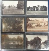 Postcards, a selection of approx. 97 RP cards, photographed/published by Collier, of villages,