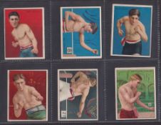 Cigarette cards, USA, ATC, Champion Pugilists, 'L' size, all matching 'Honest Long Cut' backs, ref