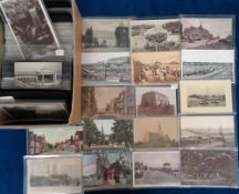 Postcards, a UK topographical mix of approx. 280 cards with Isle of Wight, Wiltshire, Ireland,