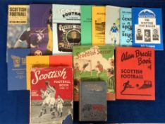 Scottish Football books, selection of 15 books & annuals all relating to football in Scotland,