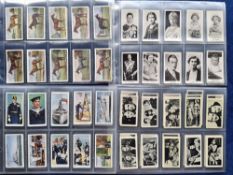 Cigarette cards, 11 sets, Lea Coronation Souvenir (glossy), Gallaher Champions Screen & Stage,