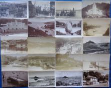 Postcards, Cornwall, a selection of over 30 towns, villages, harbour scenes and scenic views, the