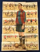 Trade cards, Spain, Jaime Boix, Chocolates, Footballers, a collection of 18 cards which form a
