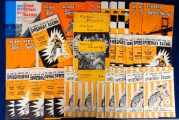 Speedway programmes, Newport, a collection of 88 home programmes between 1964 and 1969, 1964 (9),