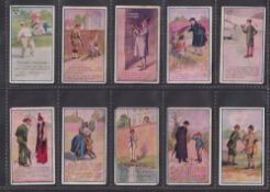 Cigarette cards, Australia, Sniders & Abrahams, Jokes (59/60) (51 blue vertical back, 8 horizontal