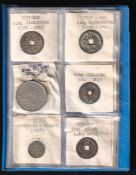Coins, Vietnam, 22 coins, 1792-1953 (gen gd)