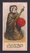 Cigarette card, USA, Allen & Ginter, Dickens Characters Burlesqued (back headed 'Allen & Ginter'),