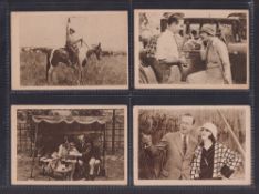 Trade cards, Spain, Amatller, Cinema Artistes, 'Serie A' Film Artistes in Social Settings, sepia (