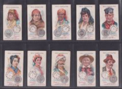 Trade cards, Fry's, Time & Money in Different Countries (set, 50 cards) (some with slight marks,