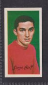 Trade cards, Barratt's, Famous Footballers A12 (set 50 cards) (including no. 29 George Best