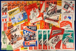 Speedway programmes, a collection of 50+, 1940's/50's programmes, many different tracks inc. Exeter,
