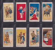 Cigarette cards, Dobson & Co, The European War Series (set, 8 cards) (fair/gd)