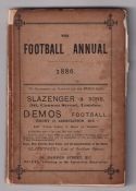 The Football Annual, 1886 by C.W. Alcock, 19th Year of Publication. Hardback first edition, 198