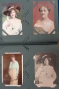 Postcards, a large collection of approx. 307 cards, mainly Edwardian actors and actresses, and