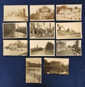 Postcards, Suffolk, an RP selection of 11 cards, inc. Theatre (Hippodrome) Ipswich, Herman-on-