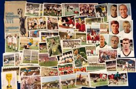 Trade cards, World Cup 1966, set of 108 German issue large size sticker style cards featuring player