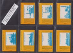 Trade cards, Sweetule, Railway Engines Past & Present package issue (set 18 cards of complete packet