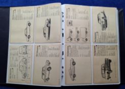 Trade cards, over 180 cards, many Continental, all Transport related including Kleine