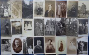 Postcards, Social History, an interesting selection of 180 cards to include uniforms, seaside,