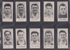 Trade cards, Barratt's, Famous Footballers Series A7 (set, 60 cards, mostly gd/vg)