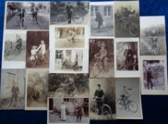 Postcards and Photographs, Cycling & Bicycles, RP selection, Cabinet (1), Close-ups, Children, G.W.