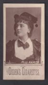 Cigarette card, Ogden's, Actresses, Woodburytype, type card, Miss Hamer (vg)