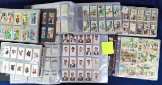 Cigarette cards, large collection in 4 standard size modern albums, 1 large modern album & a few
