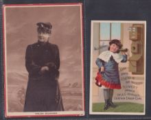 Tobacco / trade inserts, USA, 4 items D E Rose & Co Imperial cards 'Helen Standish', AC Hoxsies
