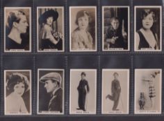 Cigarette cards, Wills (Four Aces), Stars of the Cinema (photographic) (49/52, missing nos 38, 43