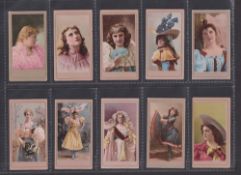 Cigarette cards, Australia, ATC of Victoria issue, Beauties as Kinney, 20 different cards, various