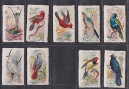 Cigarette cards, USA, ATC, Art Stamps - Bird Series (Piedmont Cigarettes) (49/50 stamps) (1 fair