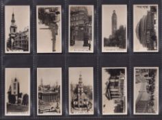Cigarette cards, Pattreiouex, Real Photographs of London (set 54 cards) (gd)