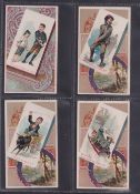 Cigarette cards, USA, Duke's, Terrors of America & Their Doings, 'X' size, four cards, 'Ah, go hit a