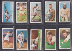 Cigarette cards, 5 sets General Sporting Theme, Ogden's Champions of 1936 including Jesse Owens (