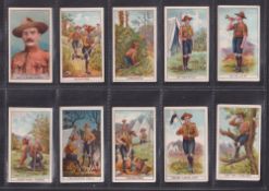 Trade cards, Pascall Boy Scout Series, 24 cards various backs including Ambulance, Supper, Morse
