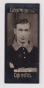 Cigarette card, Cohen Weenen & Co, Actresses, Footballers & Jockeys, type card, Footballer, J.