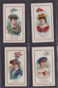 Cigarette cards, USA, Duke's, Yacht Colors of the World, Calshot Brooklyn Yacht Club, Castle Yacht