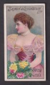 Cigarette card, Salmon & Gluckstein, Pretty Girls 'RASH', type card, ref. H8, picture no 14 (vg) (