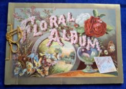 Cigarette card, Printed Album, USA, Goodwin & Co Floral Album (some wear to front cover including