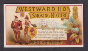 Cigarette card, Wills, Advertisement card, Reproductions of Posters, type card, advert for