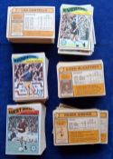 Trade cards, Topps, Footballers Orange backs 1978 (set 396 cards) believed complete as stated by the