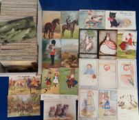 Postcards, Tuck, a mixed collection of over 500 cards published by Tuck, from many different Oilette
