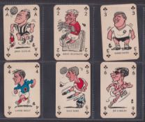 Trade cards, Monty Gum, Footballers (P/C Inset) (set, 56 cards) inc. Stanley Matthews, Ivor