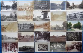 Postcards, Berkshire, Putney, Ealing, Harrow etc. approx 130 cards, RPs and printed. A good